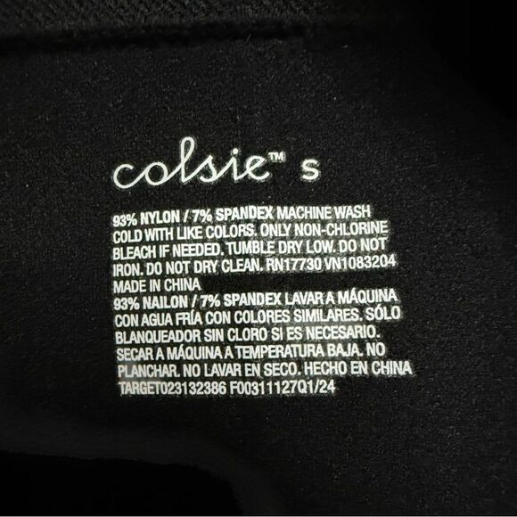 🎃 Colsie ~ Black Fitted Boyshort Size Small - Picture 9 of 9